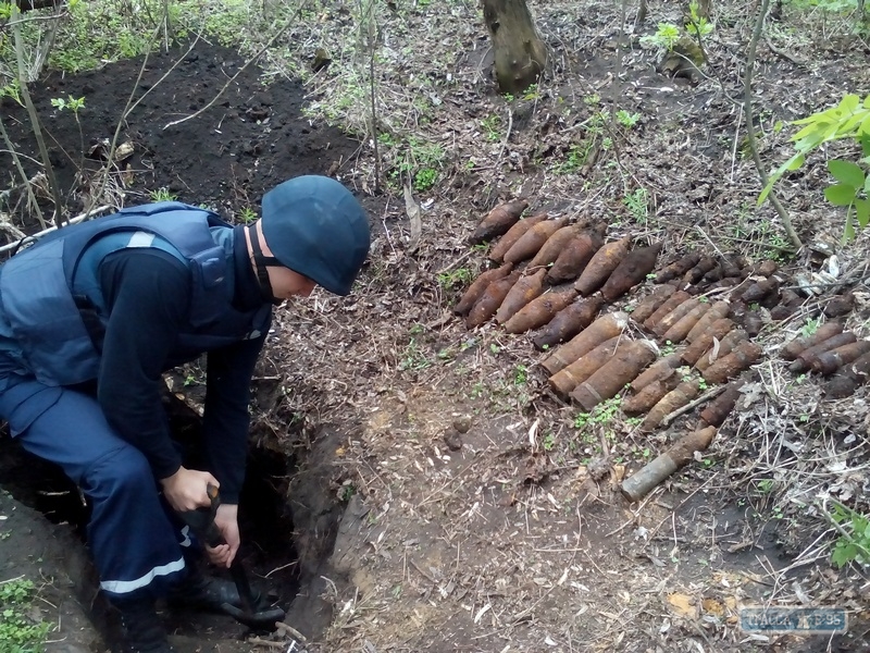 Строители нашли в Беляевском районе 34 боеприпаса времен Второй мировой войны