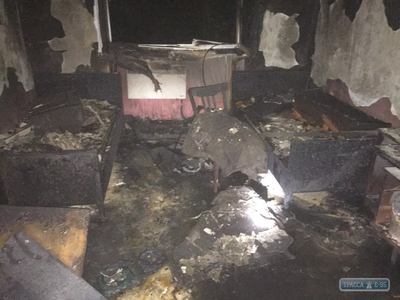 Общежитие колледжа горело ночью в Белгороде-Днестровском