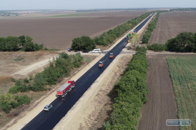 Разбитая дорога в прошлом: ремонт трассы Одесса-Рени на участке от Паланки до села Монаши завершен