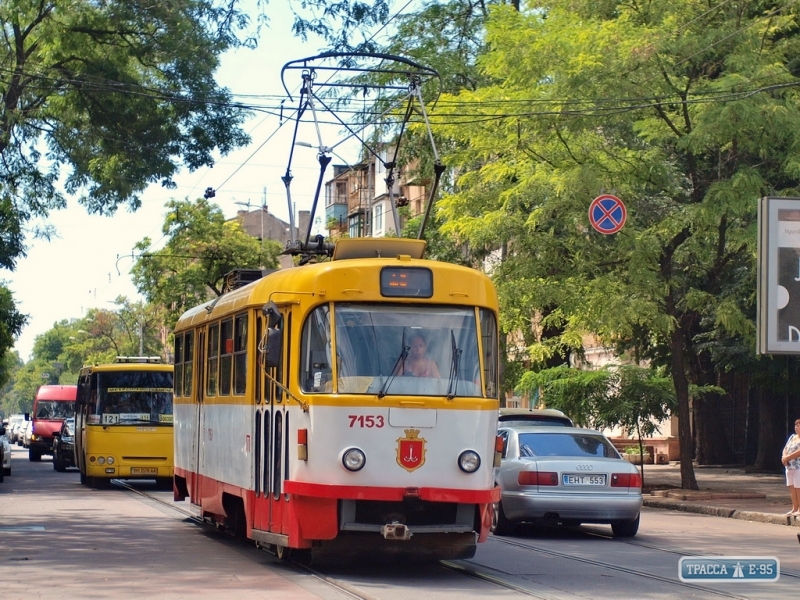 Десятый трамвай в Одессе снова вышел на линию