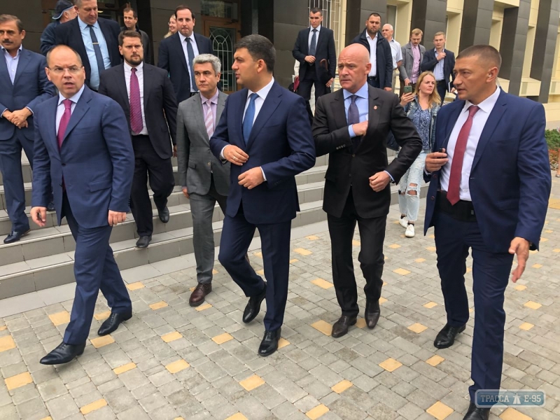 Премьер-министр Украины прибыл в Одессу с рабочим визитом