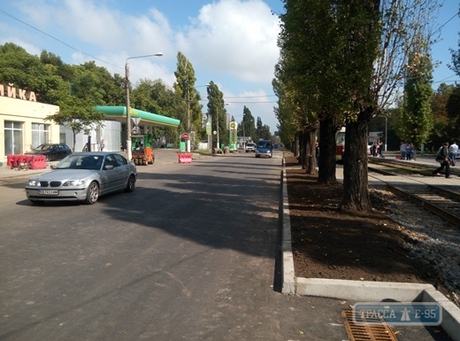 Движение транспорта по улице Ицхака Рабина в Одессе возобновлено в полном объеме