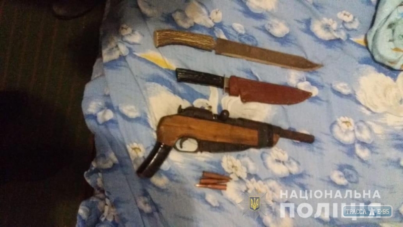 Полицейские Измаильского района Одесщины изъяли у 60-летнего пенсионера арсенал оружия