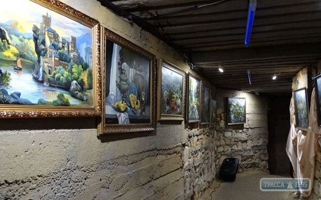 В катакомбах села Нерубайское открыли картинную галерею