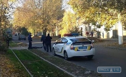 В Одессе участковый застрелил преступника на глазах у прохожих