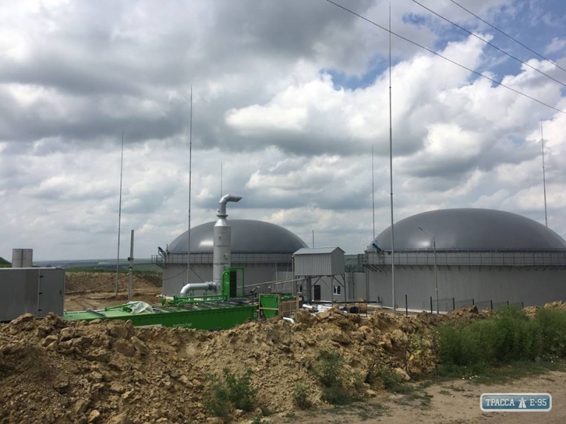 Уникальная биогазовая станция на кукурузе открылась в Одесской области