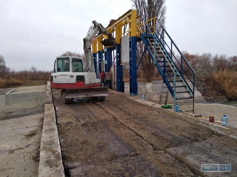Ремонт шлюзов для водообмена озер Придунавья начался на юге Одесской области