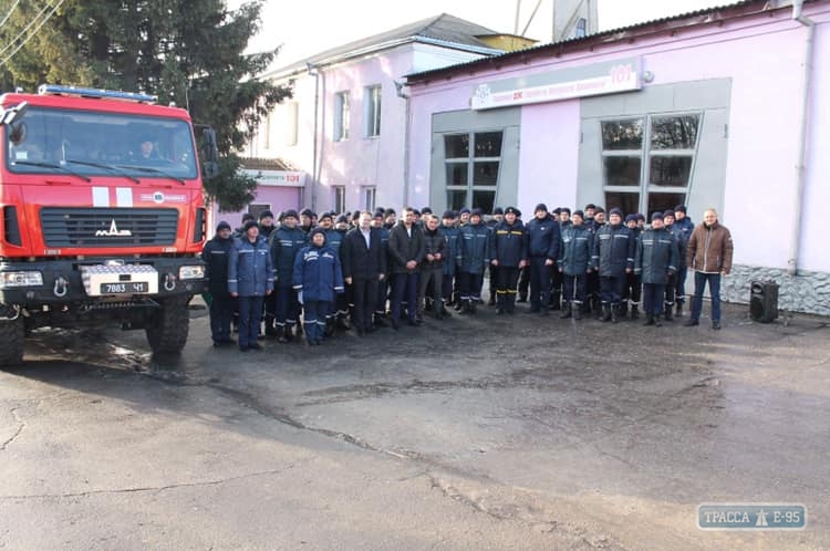 Спасатели Балтского района Одесщины получили новый пожарный автомобиль