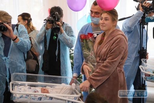 Первым новорожденным в новом году в Одессе стал мальчик