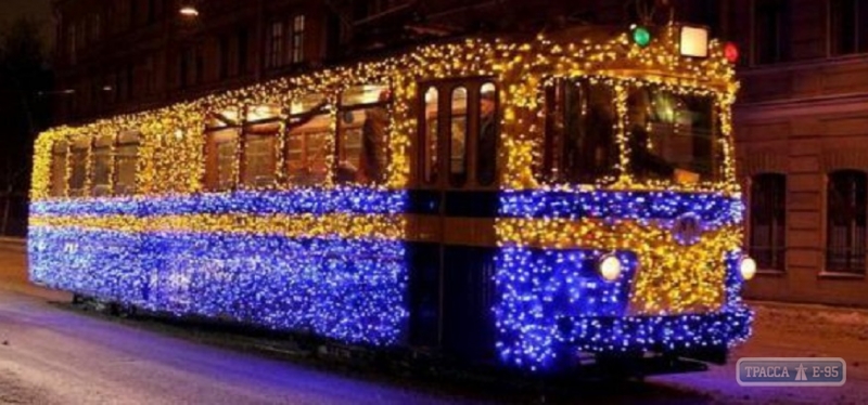 Рождественский парад трамваев пройдет в Одессе