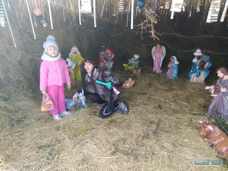 Жители села в Ивановском районе Одесщины отметили Рождество праздничным действом