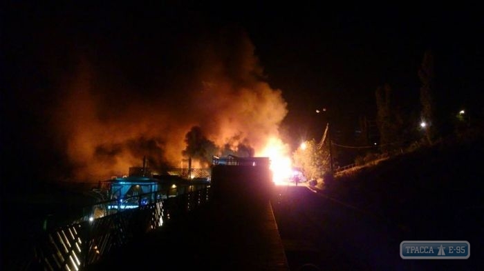 Спасатели ликвидировали пожар в частном владении на Одесщине, предполагается поджог