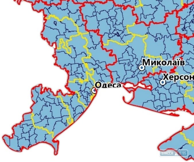 Кабмин сократит число районов Одесской области с 26-ти до восьми