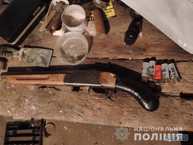 Полиция изъяла у жителя Великомихайловского района Одесщины ружье, которое он 