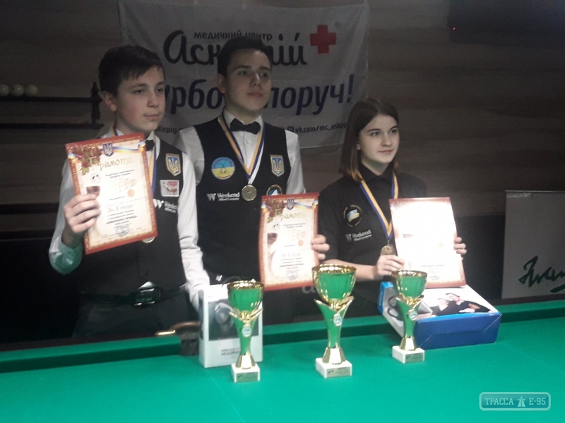 Юный бильярдист из Одесской области стал вторым на чемпионате Украине