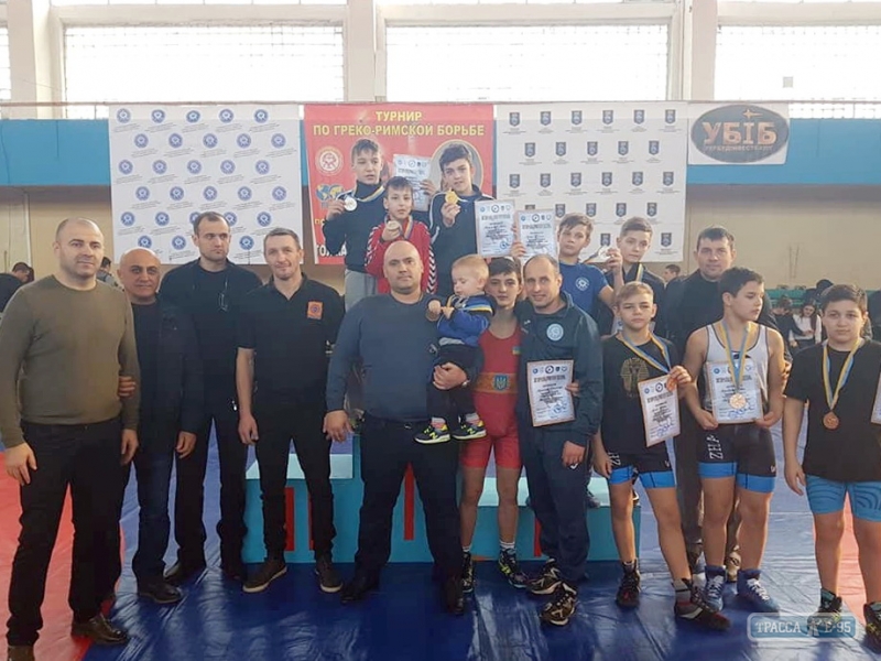 Спортсмены Одесской области собрали урожай медалей на международном турнире по греко-римской борьбе