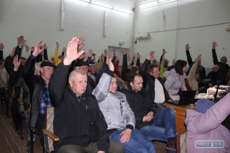 Жители села Николаевка проголосовали за объединение в Овидиопольскую ОТГ