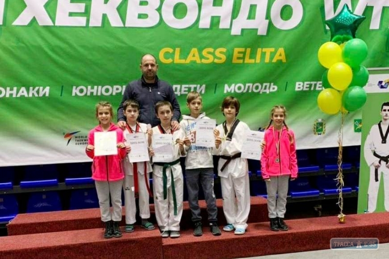 Юные одесские спортсмены завоевали 8 медалей чемпионата Украины по тхэквондо