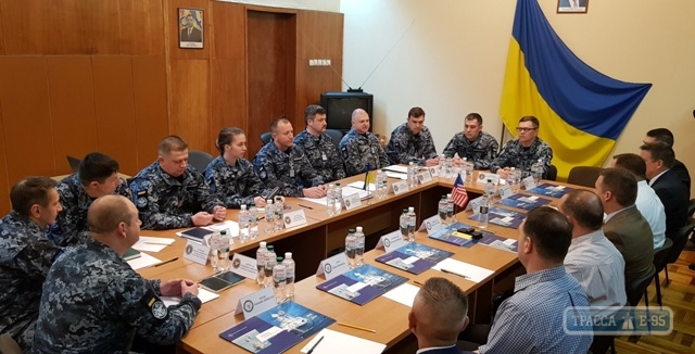 Рабочая встреча представителей ВМС США с командованием Военно-морских сил Украины проходит в Одессе