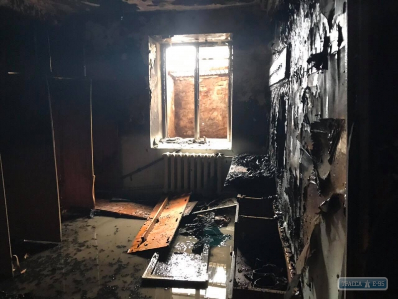 Школа-интернат горела в Одессе в районе Дачи Ковалевского