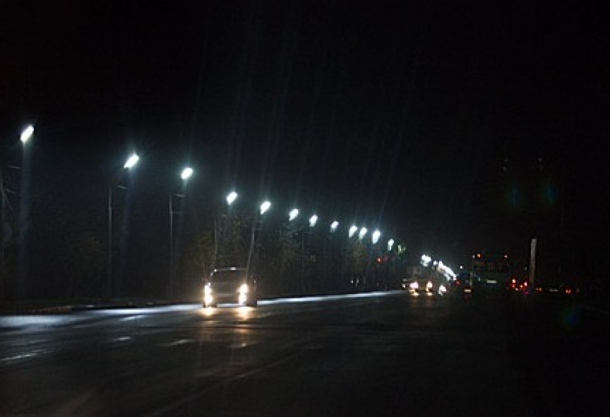 Светодиодные фонари появятся скоро на Николаевской дороге в сторону Южного Одесской области