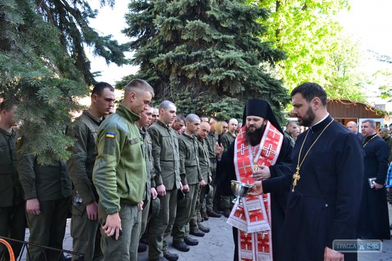 Епископ Одесский и Балтский ПЦУ в день праздника Пасхи посетил ряд военных частей украинской армии