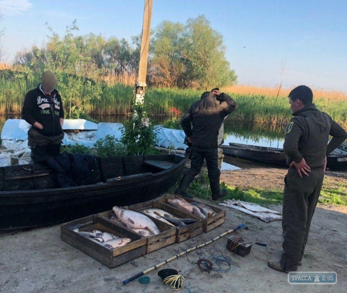 Браконьеры выловили на озере Кугурлуй на юге Одесщины 83 кг рыбы при помощи электроудочки
