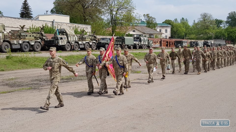 Военнослужащие зенитно-ракетной бригады вернулись в Одесскую область из района проведения ООС