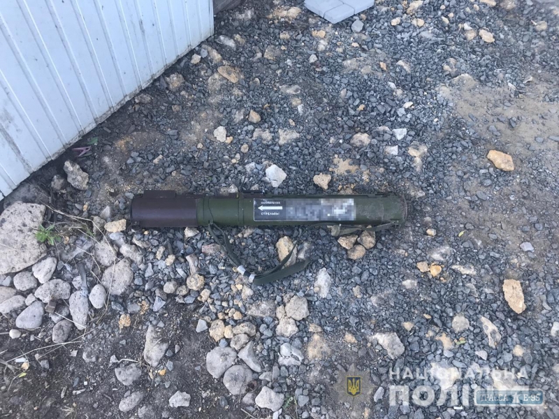 Житель Лиманского района нашел на приусадебном участке реактивную противотанковую гранату