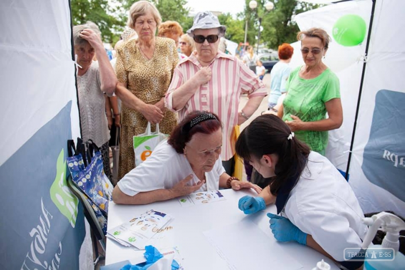 День здоровья был организован для жителей Киевского района Одессы