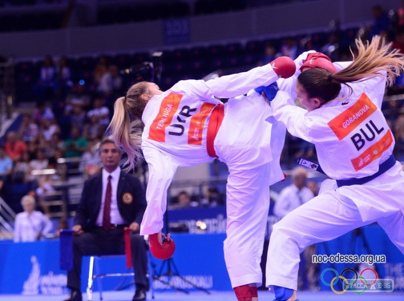 Одесская каратистка вышла на первое место в олимпийском рейтинге