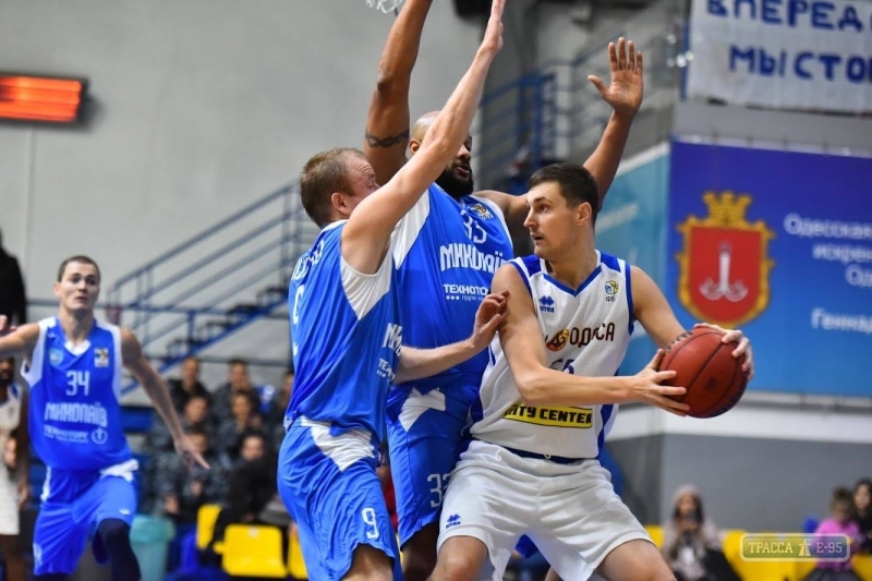 Баскетбольный клуб «Одесса» добыл первую домашнюю победу сезона