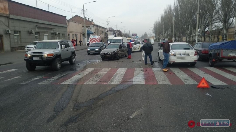 «Скорая» попала в ДТП в Одессе (фото)