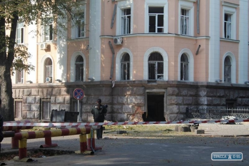 Одессит, взорвавший двери в здании СБУ, отпущен на свободу