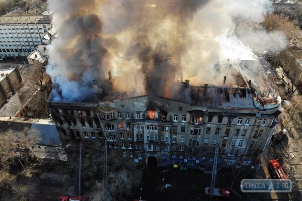 Полиция привлечет к ответственности завхоза сгоревшего в Одессе колледжа
