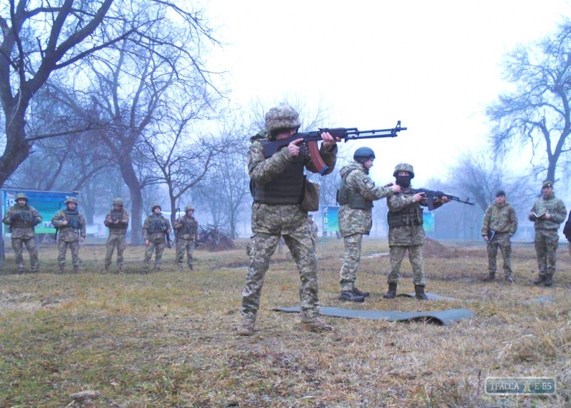 Британские военные обучают в Одесской области украинских морских пехотинцев