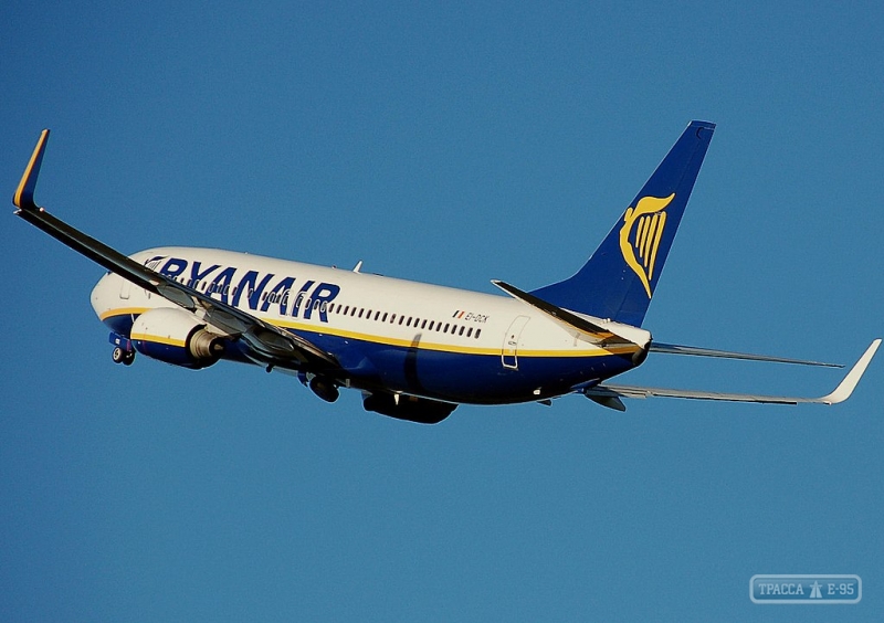 Лоукостер Ryanair с июля открывает полеты из Одессы в Италию
