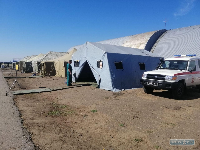 Одесские спасатели развернули палаточный лагерь в ожидании паводка на Днестре
