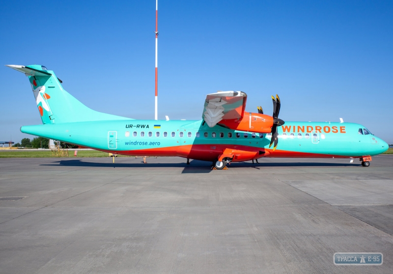 Новый самолет компании Windrose впервые отправился в Одессу