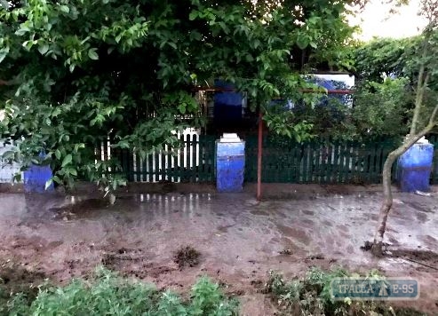 Ливень подтопил дома на севере Одесской области