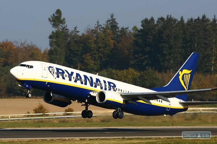 Ryanair начнет летать из Одессы в Афины и Барселону