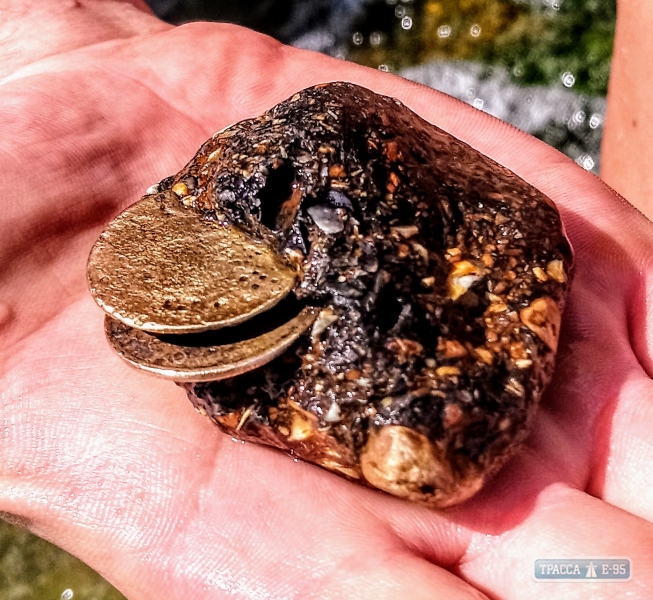 Одессит нашел в море золотые монеты