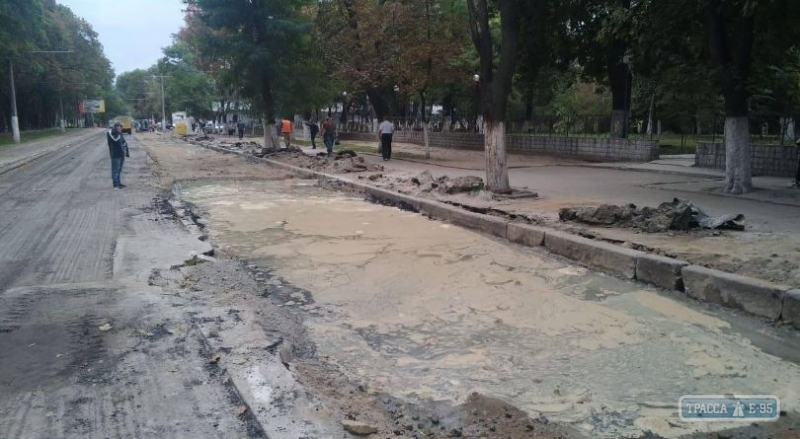 Очередные раскопки начинаются в Одессе на Канатной – лопнул водопровод