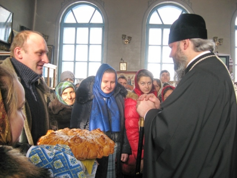 Праздничную службу в Татьянин день в поселке Саврань Одесской области впервые отслужил архиепископ