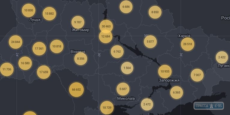 210 случаев коронавируса выявлены за сутки в Одесской области