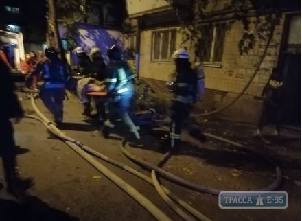 Пожилая женщина серьезно пострадала при пожаре в Одессе