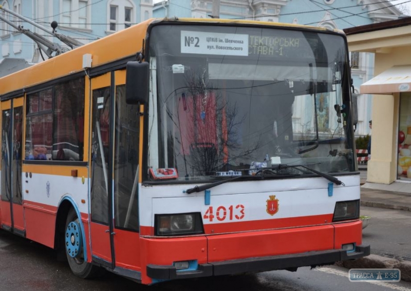 Одесский троллейбус №2 возобновил работу