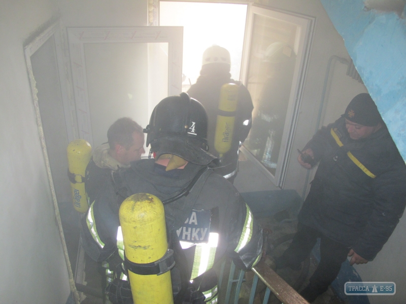 Полсотни спасателей тушили пожар в одесской высотке