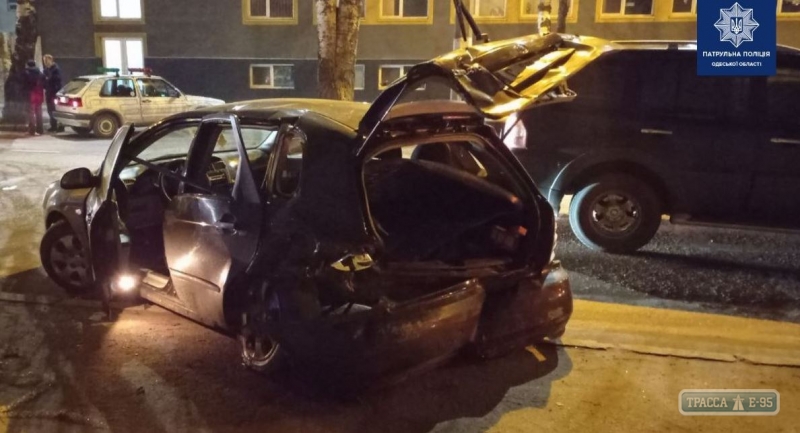 5 автомобилей столкнулись в Одессе. Видео