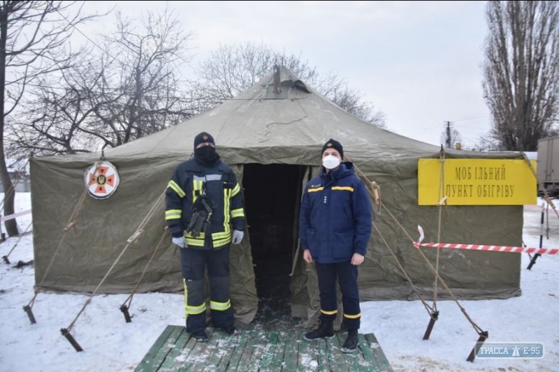 Пункт обогрева появился в Одессе на поселке Котовского